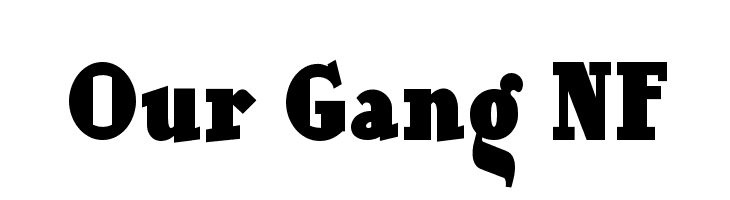 Our Gang NF  フリーフォントのダウンロード
