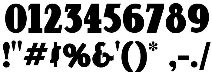 Our Gang NF Font OTHER CHARS