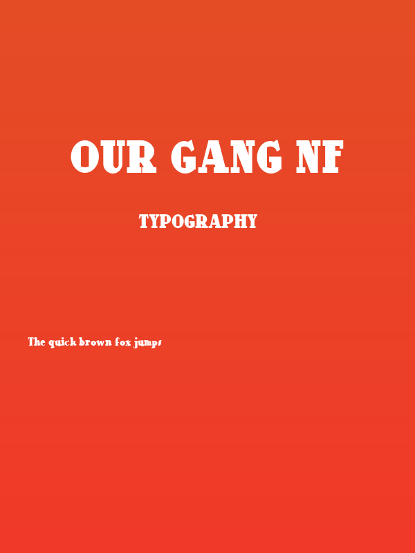 Our Gang NF Poster