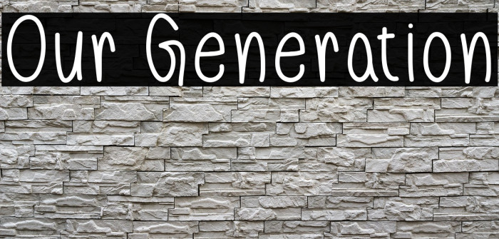 Our Generation Example 3