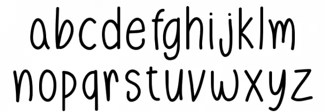 Our Generation Font LOWERCASE