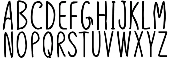 Our Goal Schriftart Groß