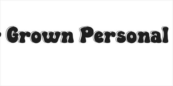 Our Grown Personal Use Logo