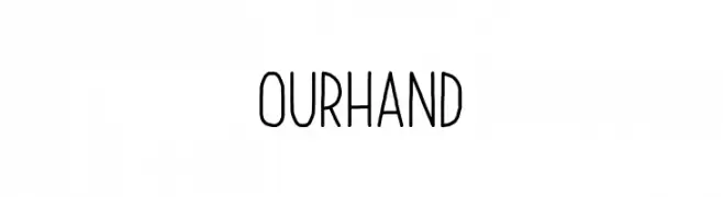 Our Hand  Frei Schriftart Herunterladen