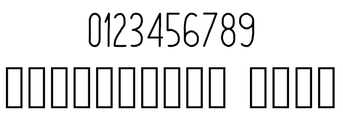 Our Hand Font OTHER CHARS