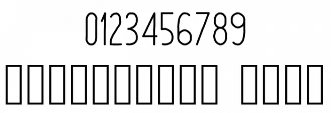 Our Hand Font OTHER CHARS