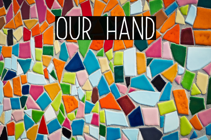 Our Hand Font examples