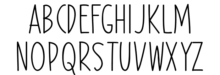 Our Happy Holiday Font LOWERCASE