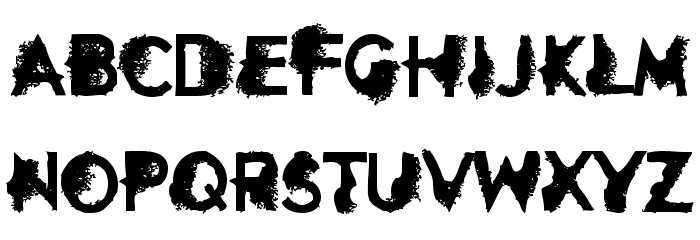 Our Retaliation Font LOWERCASE