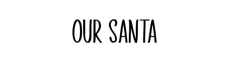 Our Santa  les polices de caractères gratuit tlcharger