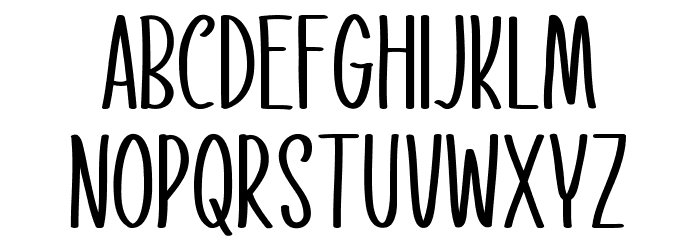 Our Santa Font LOWERCASE