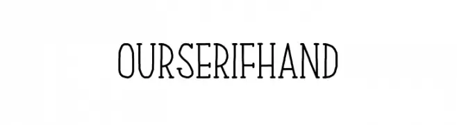 Our Serif Hand  Free Fonts Download