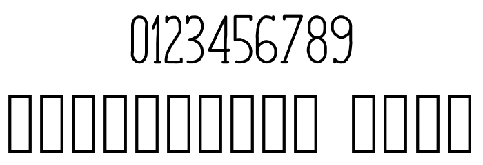 Our Serif Hand Font OTHER CHARS