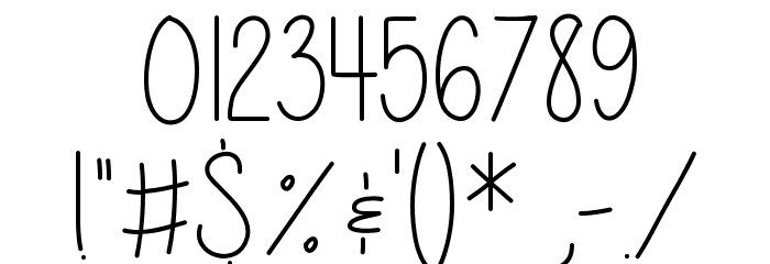 Our lil secret forever Font OTHER CHARS