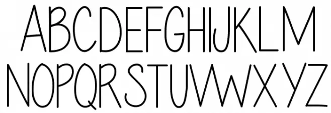 Our lil secret forever Font Litere mari