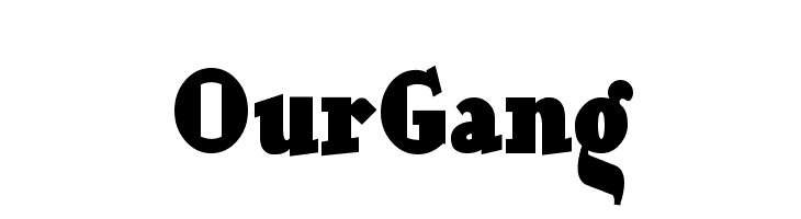 OurGang  font caratteri gratis