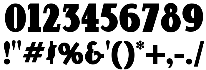 OurGangNF Font OTHER CHARS