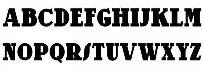 OurGangNF Шрифта ВЕРХНИЙ