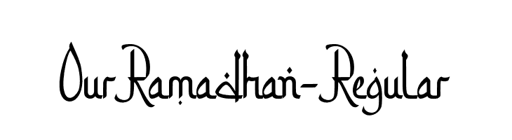 OurRamadhan-Regular フォント