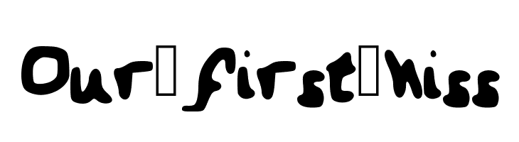 Our_first_kiss  免费字体下载