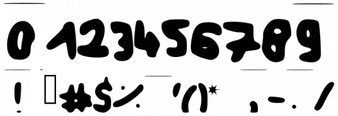 Our_first_kiss Font OTHER CHARS