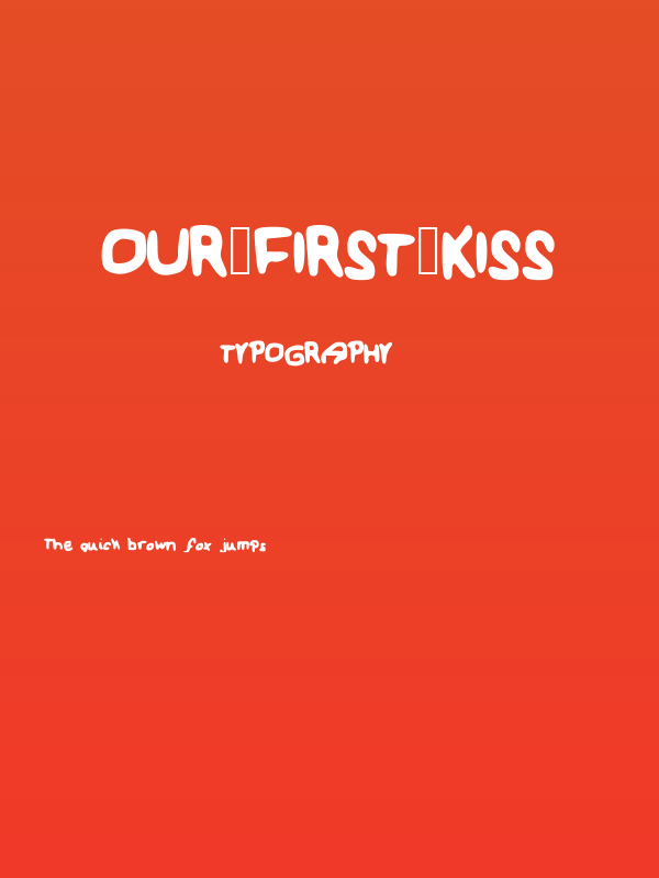 Our_first_kiss Poster