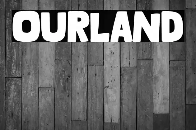 Ourland Font examples