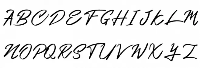 Ourlastt-Demo Font UPPERCASE