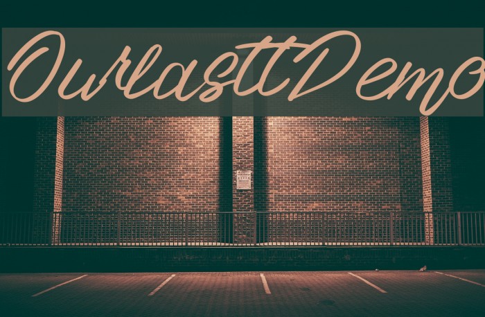 Ourlastt-Demo Font examples