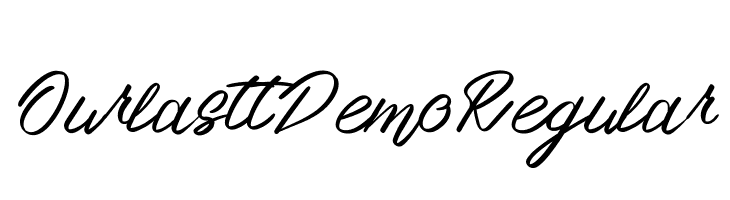OurlasttDemoRegular Font