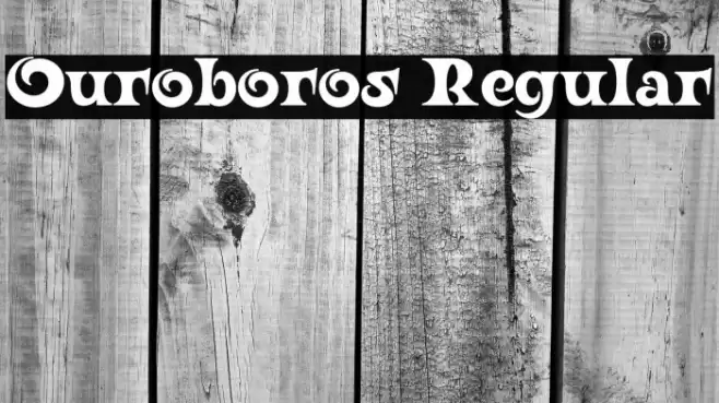 Ouroboros Regular Font examples