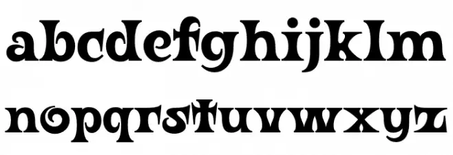 Ouroboros Regular Font LOWERCASE