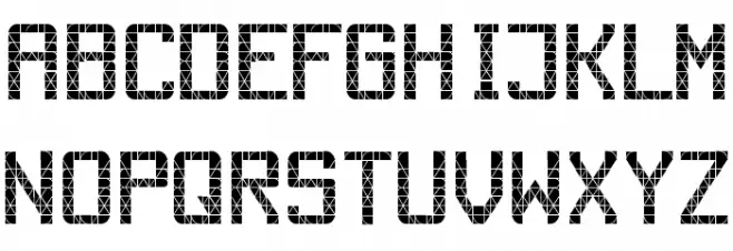 Out AEG LCD Schriftart Groß