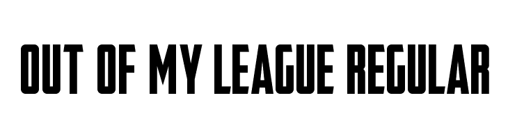 Out Of My League Regular  Frei Schriftart Herunterladen