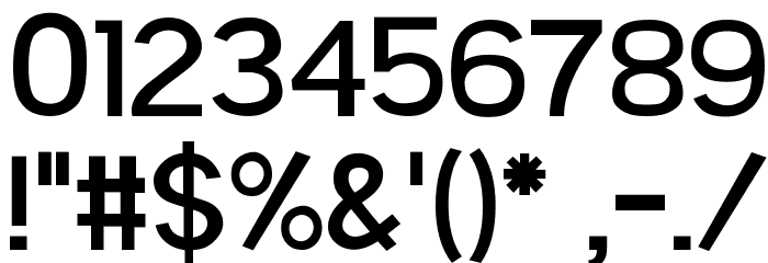 Out of Cn'R Font OTHER CHARS