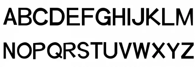 Out of Cn'R Font Litere mari