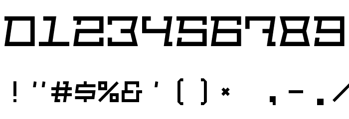 Out of sight Font OTHER CHARS