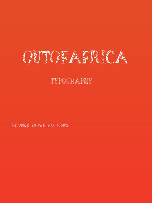 OutOfAfrica Poster