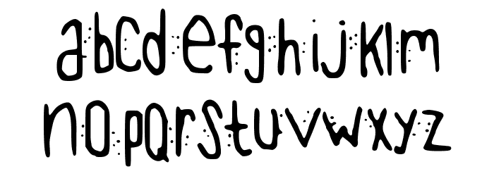 OutTheBackDoor Font LOWERCASE