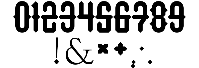 Outasight Font OTHER CHARS