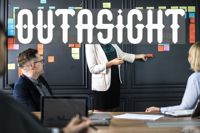 Outasight Font examples