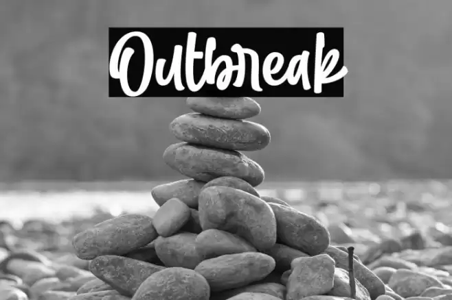 Outbreak Font examples