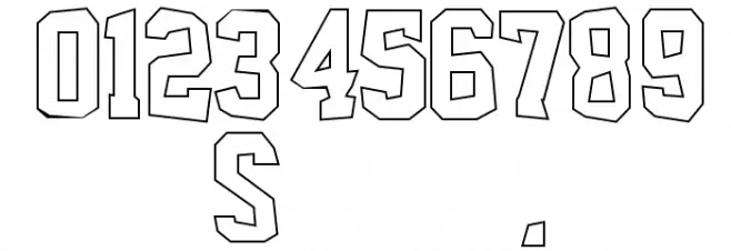 Outcast M54 Font OTHER CHARS