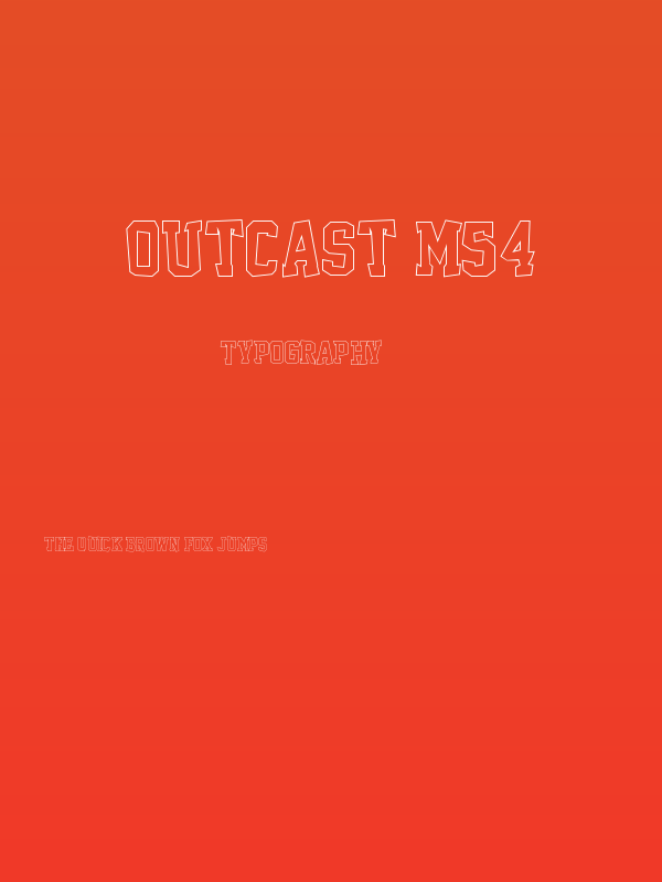 Outcast M54 Poster