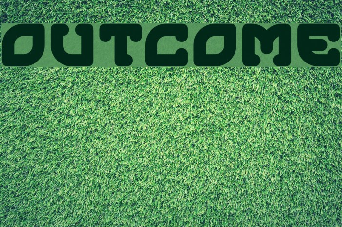 Outcome Font examples