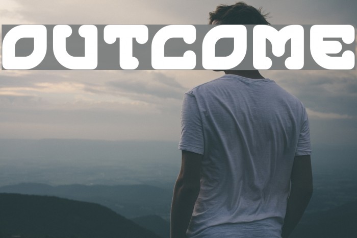 Outcome Font examples
