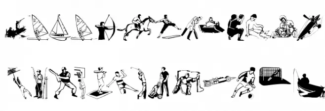 OutdoorSports Caratteri MINUSCOLO