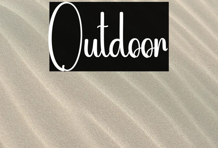 Outdoor Example 1