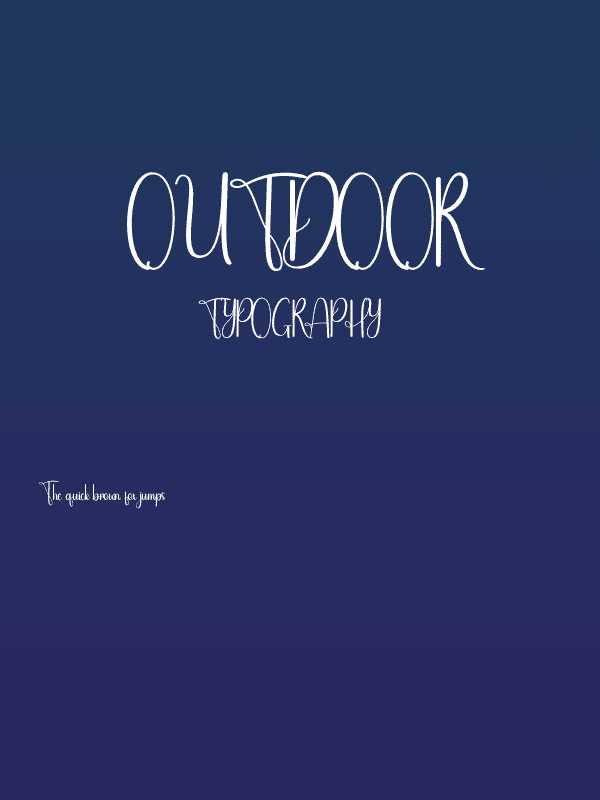 Outdoor Poster