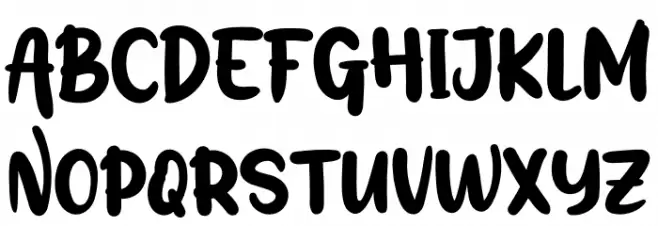Outedis Personal Font UPPERCASE